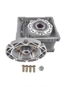 New MRV063 Worm Gear Ratio 30: 1 56C Mounting Flange Speed Reducer Gray Cast Aluminum - as Pic - View 5