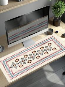 1pc Bohemian Geometric Pattern Table Mat, Carpet Game Mouse Mat, With Non-Slip Base And Lock Edge, Multi-Size Selection, Can Be Used For Room Decoration Back To School Office - View 7