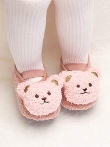 1 Pair Kids Boat Leg Warmers, Plush Thickened Baby Bear Leg Warmers, Cute Soft Leg Warmers, Comfortable Skin-Friendly Breathable For Home And Daily Wear - Multicolor - View 3