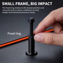 Aluminum Alloy Magnetic Spiral Telescopic Enhenced Base GPU Anti-Sag Bracket 50-120mm Adjustable Graphics Card Support Holder Fit ATX Case Desktop PC - View 4