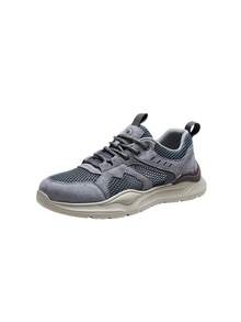 CAMEL CROWN Zapatos casuales para hombre para exterior en verano, transpirables, cómodos, ligeros, con suela gruesa, zapatos deportivos de malla. - ceniza volcánica - Ver 2