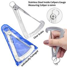 2pcs/1pc Premium Stainless Steel Inner Caliper: The Perfect Jewelry & Dental Measuring Tool - A - View 8