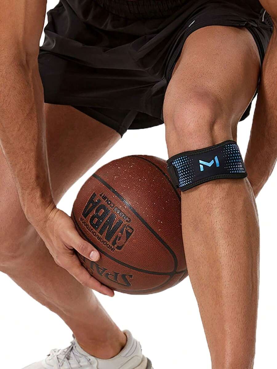 1pc Adjustable Knee Sleeve For Cycling, Sports, Fitness, Running, Basketball, Badminton - Multicolor - View 1