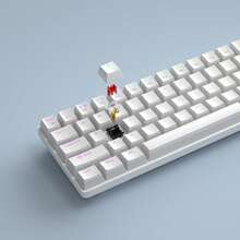 MageGee -BOX Wired Real Mechanical Keyboard, 60% 68 Keys, Mini Design, RGB Backlit, Shine-Through Keycaps, Red Switch Gsming Keyboard For PC/Laptop/Gaming/Office/Gift - View 11