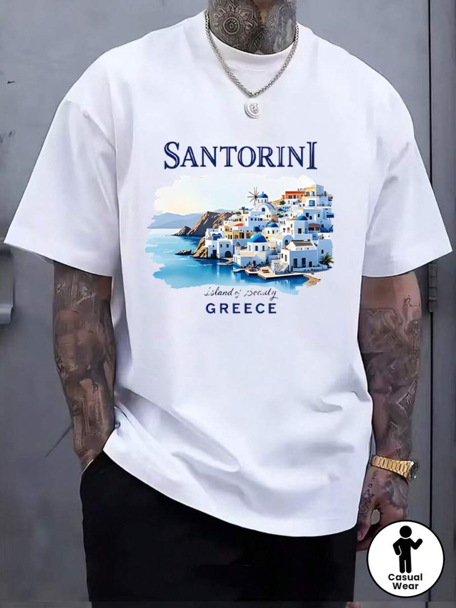 Men Outdoor Tees & Tanks - White - View 1