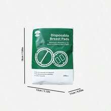 100pcs Disposable Breast Pads, Individually Wrapped Ultra-Thin Nursing Pads For Postpartum Leakage Prevention - Multicolor 1 - View 4