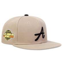 AR Men Letter Embroidered Baseball Cap For Daily Life And Outdoor Street - Khaki - View 6