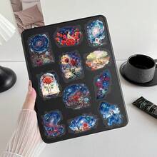 50pcs Fantasy Fairy Tale Transparent Sticker Set, Suitable For Plastic, Glass, Metal, And Irregularly Shaped Phone Cases, Laptops, Water Bottles, Scrapbooks, And Diaries - Unique Decorative Sticker Pack School Supplies - 1 Set - 50pcs - View 5