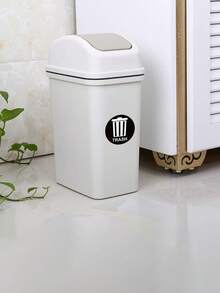 1 Set And Non- Waste Bin Classification Stickers, Waterproof Self-Adhesive Material, Suitable For Indoor And Outdoor Use, Applicable For Home, Community Property Waste Bins, Used For Waste Disposal, Dumping And Classification Reminder Labels - Multicolor - View 5
