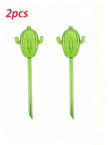 1/2/4pcs Cactus Watering Globes, PVC Material, Drip Irrigation Automatic Watering Ball For Indoor And Outdoor Potted Plants, Large Capacity, Narrow Mouth Design To Extend Drip Time - A - View 11