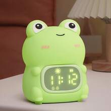 LED Modern Multifunctional Digital Alarm Clock With Adjustable Brightness Ambient Light And Timer, 12/24 Hour Display, Dual Alarm And Countdown Function - Cartoon Anime Design, Suitable For Bedroom And Living Room Decoration, Bedroom Alarm Clock Gift, Bedroom Decor, Home Decor Alarm Clock - Alarm Clock Lamp - View 6