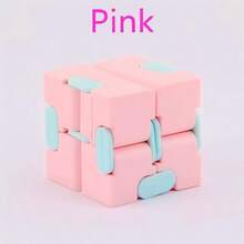 1PC Teenager Brain Teaser Cube, Fidget Toy For Mind Training And Stress Relief, Puzzle Magic Cube, Creative Infinite Cube, Macaron Candy Color, Finger Exercise Stress Relief - Multicolor - View 7