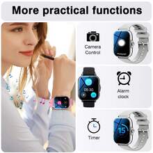 Smart Watch, Wireless Calling/Dialing, Multiple Sports Modes, Incoming Call Reminder And Rejection, SMS Notification, Customizable Wallpaper, Compatible With IOS/Android Systems - Multicolor - View 2