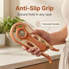 Multifunctional Can And Bottle Opener Suitable For People With Arthritis; Designed For The Elderly, Children, Women, And Those With Limited Hand Strength; A Versatile Kitchen Tool (Orange). - View 5