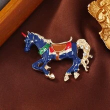 1pc Women's Unicorn Horse Brooch, Suitable For Daily Wear - Unicorn Horse - View 9