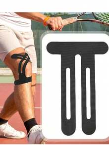 Sports Knee Special Elastic Breathable Pre-Cut Kinesiology Tape, Breathable Knee Tape, Sports Tape Provides Support And Stability For Running - T-shaped - View 5