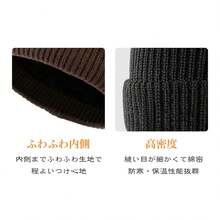 Women Beanie Hat - Navy Blue - View 7