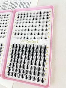 LIMEIKAI 320pcs Fairy Style False Eyelashes Set, Cartoon Style Thick False Eyelash Clusters, Ultra-Thin False Eyelash Strips, Natural Makeup Effect False Eyelashes Set, False Eyelash Clusters, False Eyelash Extensions, DIY Single False Eyelash Clusters, Waterproof Natural False Eyelash Clusters, Invisible Tape (Fairy Style, 8-16pcs Mixed Pack) - View 7