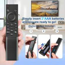 Universal TV Remote Control Replacement, Compatible With All Smart TV Remotes, Suitable For All Smart Curved Frame QLED LED LCD HDTV Series TVs - View 7