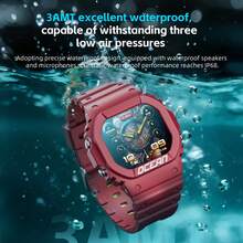 LOKMAT Ocean Sports Watch Features A 1.75-Inch Screen, Bluetooth Connectivity, Push Notifications, Over 100 Sports Functions, Outdoor Water Resistance, And A Flashlight Function. - View 5