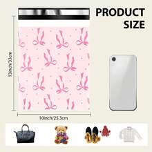 Thickened Polyethylene Mailing & Shipping Bags,Shipping Bag,Multi Purpose Tear-Resistant Mailing Envelopes Suitable For Christmas, Thanksgiving, Valentine's Day Gift Wrapping,Clothing Boutique Supplies,Small Business Self-Sealing Packaging Bags - Bow - View 4