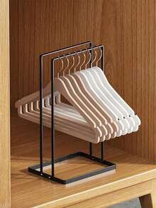 Space-Saving Large Capacity Stainless Steel Clothes Rack Storage Shelf, Detachable Heavy Duty Metal Storage Rack, Modern Vertical Standing Rack, Wall-Mounted, Easy Assembly, Suitable For Closet/Laundry Room/Bedroom, Fits Small Spaces And Home Decor - Multicolor - View 1