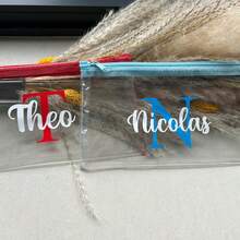 Personalised Pencil Case Perfect For Back To School Party Favour Personalise Gift For Adults Clear Art And Craft,Back To School Season - Multicolor - View 6