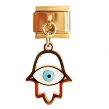 1/5/10 buc. brățară italiană din seria Evil Eye, design modular pentru confecționarea de bijuterii DIY, brățară, brățară de tobărie și alte accesorii rafinate cu pandant, cadou pentru prieteni, potrivit pentru bărbați și femei, cadou pentru soră, cadou pentru femei, perfect pentru purtare zilnică și stilizare - Multicolor - Vizualizare 13