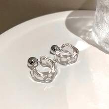 Korean Transparent Acrylic Geometric C-Shaped Earrings For Women And Girls, Party Travel Jewelry Gift - C-shaped - View 4