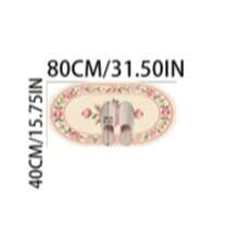 1pc Pink Floral Rug, Cute, Cozy, Thickened Carpet, Plush Rug, Autumn/Winter Rug, Decorative Rug, Bedroom Decor, Small Rug, Carpet, Home Decor, Living Room Rug, Living Room Small Rug, Bedroom Rug - Multicolor 1 - View 14