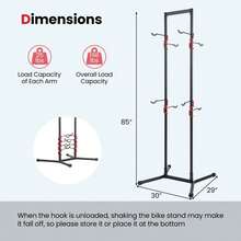 [Free Shipping] Adjustable Bike Storage Rack With Vertical Stand For 4 Bikes And Garage-XY745451 - FXC1MLVSRSAYO - View 5
