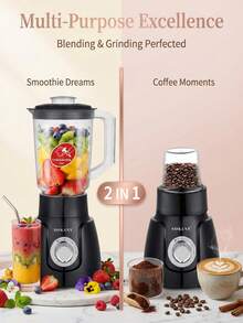 SOKANY 185 Large Capacity Juicer, Stainless Steel Blade Multi-Use Food Mixer For Home Kitchen - Black - View 5