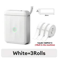 NIIMBOT D110 Mesin Pembuat Label Mini Versi Terbaru dengan Pita, Printer Termal Bluetooth Portabel, Mesin Label Stiker Multi-Templat, Cocok untuk Organisasi Kantor, Dapur Rumah, Sekolah, Putih - MultiWarna - View 8