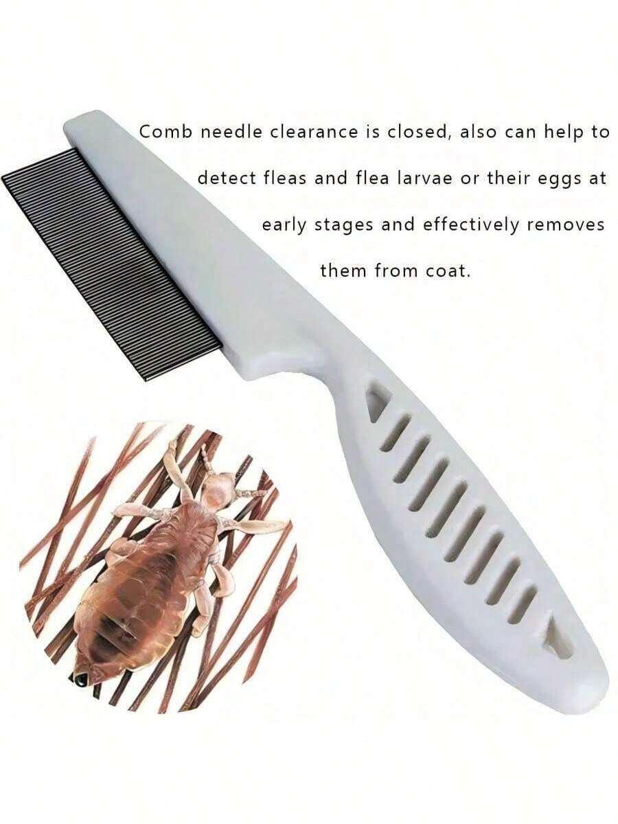 1 buah Sisir Anti Ketombe Bergigi Halus Ultra Rapat, Sisir Pembersih Kulit Kepala, Alat Penghapus Kutu dan Telur Kutu, Jepit Rambut, Aksesori Rambut, Perlengkapan Sekolah