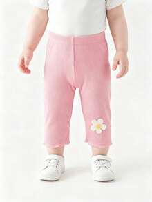 4 Packs Girls' Summer Ice Silk Lightweight Leggings, Breathable Stretchy Pants For Babies & Kids Ages 0–12, Suitable For Outerwear Or Layering - Multicolor - View 11