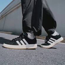 Adidas Grand Court Base 00s Comfortable Thin Sole Bread Shoes Wear-Resistant Low-Top Skate Shoes Unisex Black & White GRAND COURT BASE 00S "Bread Shoes" Sports Casual Skate Shoes JP6335 - Black and White - View 5