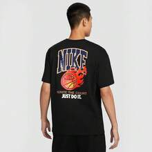 Nike Men's AS M NK TEE M90 OC PHOTO Short Sleeve Sports T-Shirt FZ8082-010 - Black - View 2