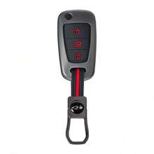 New Zinc Alloy Car Remote Key Cover Flip Case For Kia RIO K2 K5 Sportage Sorento I20 I30 I35 IX20 IX35 Solaris Verna, Soft Silicone Interior Anti-Scratch Full Protection Shell With Precise Cutouts, Easy Installation Auto Interior Key Accessor - A - View 9