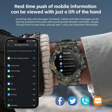 LOKMAT ATTACK Smartwatch Features A 1.32-Inch Screen, Flashlight, Compass, Bluetooth Calling, 100 Sports Modes, IP68 Water Resistance, Health Monitoring Functions, And Is Compatible With Android And IOS Systems - View 7