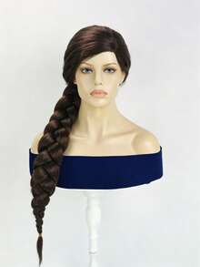 Halloween Cosplay Wig Set – Single Braided Ponytail Wig (Black, Red, White); Includes Styles For Witches, Princesses, And Cowgirls; Perfect For Holiday Costume Parties. - Multicolor - View 10