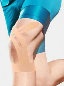 Sports Knee Special Elastic Breathable Pre-Cut Kinesiology Tape, Breathable Knee Tape, Sports Tape Provides Support And Stability For Running - T-shaped - View 6