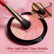 BS-MALL High Cost-Performance Rose Red Eyeshadow Brush Set 20/10pcs Makeup Brush Set Eye Detail Brushes Portable Storage Bag Travel Touch-Up Makeup Brushes Beginner Eyeshadow Brushes - Rose Red - View 9