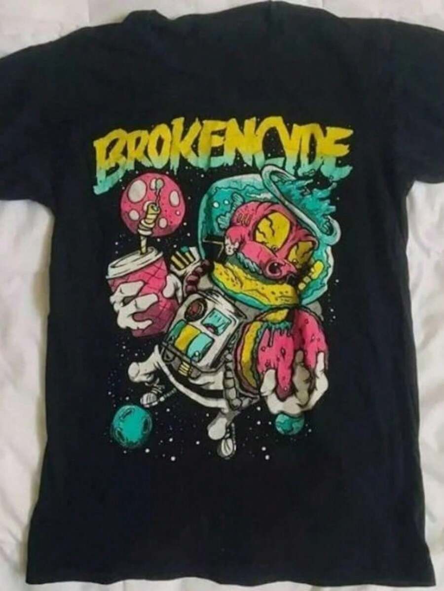 Rare BROKENCYDE Band Collectibles,Gifts For Fans,Unisex Shirt,Size S To3XL. - 黑色 3 - 查看 1