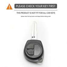 鋅合金矽膠遙控車鑰匙保護套 適用於 Suzuki Vitara Swift Jimny SX4 Classic S-Presso Liana Celerio Ciaz Ignis，高級防刮全方位保護殼，精確開孔，時尚汽車內飾鑰匙配件 - A - 查看 5
