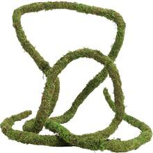 Realistic Moss Vine Reptile Decor, Flexible Climbing Vine For Lizard, Snake, Chameleon, Frog, Tortoise Terrarium Landscaping, Jungle Green - View 7