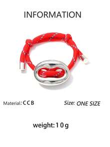 1pc Vintage Luxury Creative Maillard Pig Nose Woven Bracelet, Personalized Minimalist Niche Commuter Versatile Accessory For Women - Pig Nose Bracelet - View 9
