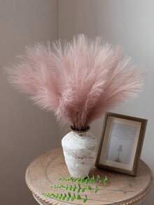 1/3/5/10/20 piezas de hierba de pampa artificial, junco falso, alto y esponjoso, flores artificiales, enea, plantas artificiales, decoración de estilo bohemio, adecuado para decoración de bodas y fiestas, decoración de sala de estar y dormitorio del hogar, arreglo de jarrones, accesorios de fotografía DIY, regalo de cumpleaños y graduación, decoración de otoño, etc. - Rosa vieja - Ver 3