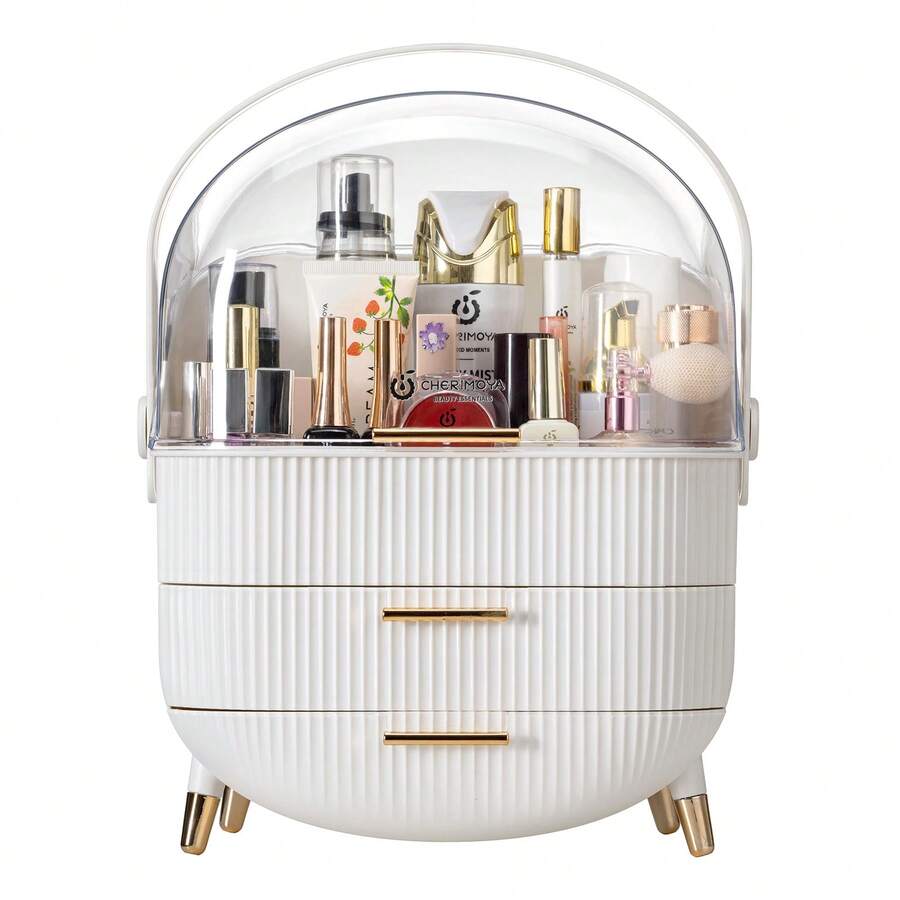 CHERIMOYA Acrylic Makeup Organizer Box, 3 Layers - View 1
