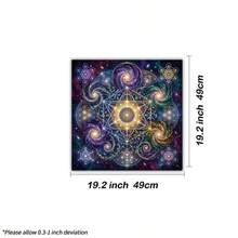1pc Tree Of Life Tarot Card Tablecloth Altar Cloth Sun Moon Starry Sky Tarot Tablecloth For Spread Tarot Reading Cover Decor - Multicolor - View 8