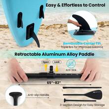 [Free Shipping] 10/11 Feet Inflatable Stand Up Paddle Board With Premium SUP Accessories-L-XY786960 - FXCDHQXRERRPZ0 - View 8